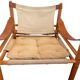 Sirocco safari chair vintage by Arne Norell, 1960s