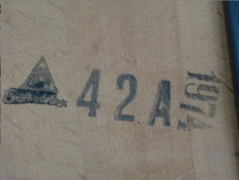 Lot of 4 oak chairs, 1974