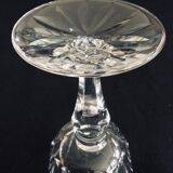 4 crystal red wine glasses from saint-louis camargue model