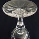 4 crystal red wine glasses from saint-louis camargue model