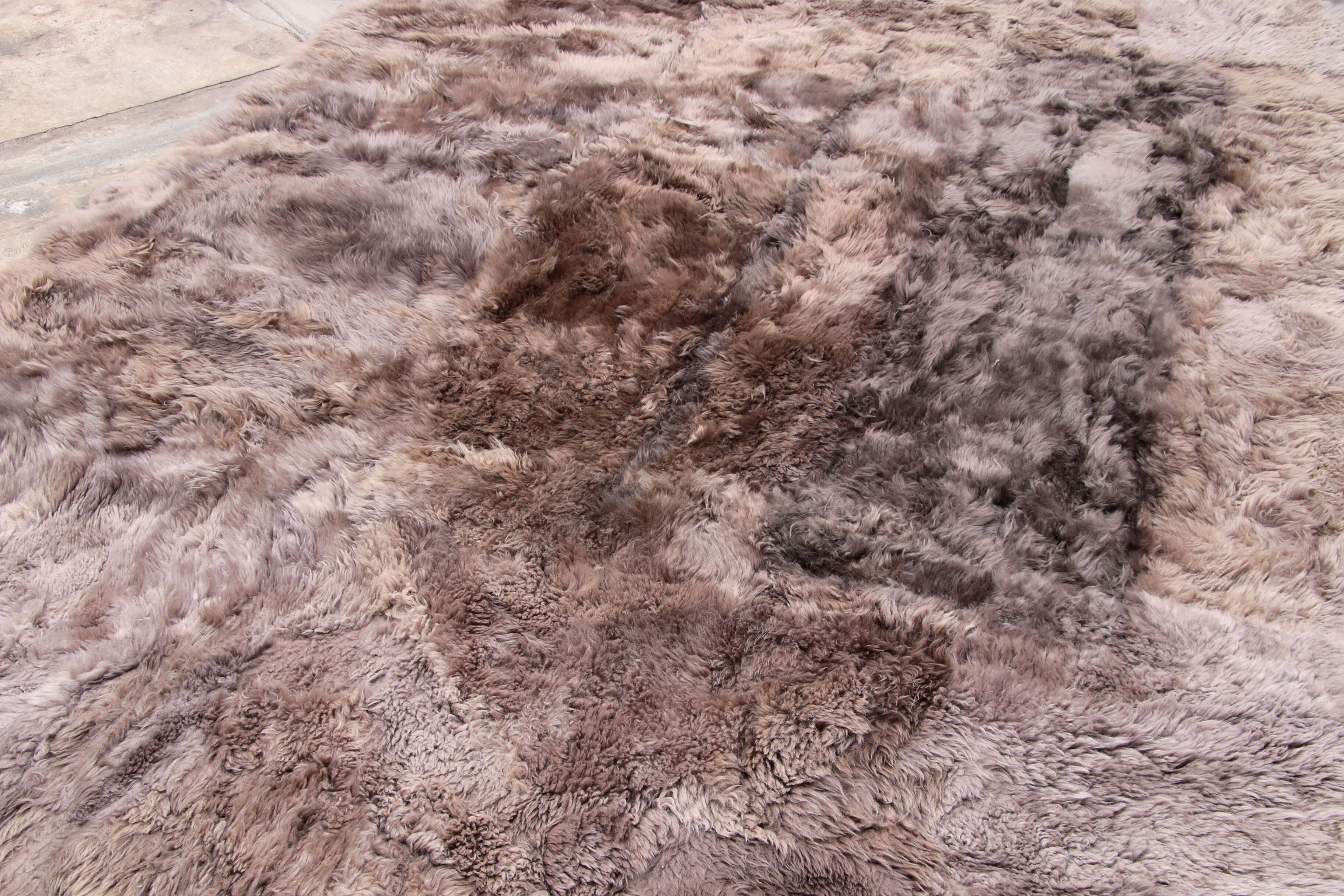 Lambswool rug brand Taiga Lambert, 1970 Germany