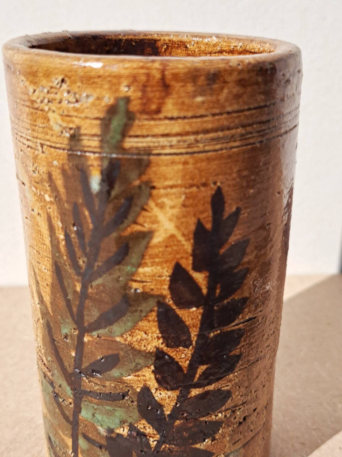 Vase vintage signé Le Trident Vallauris