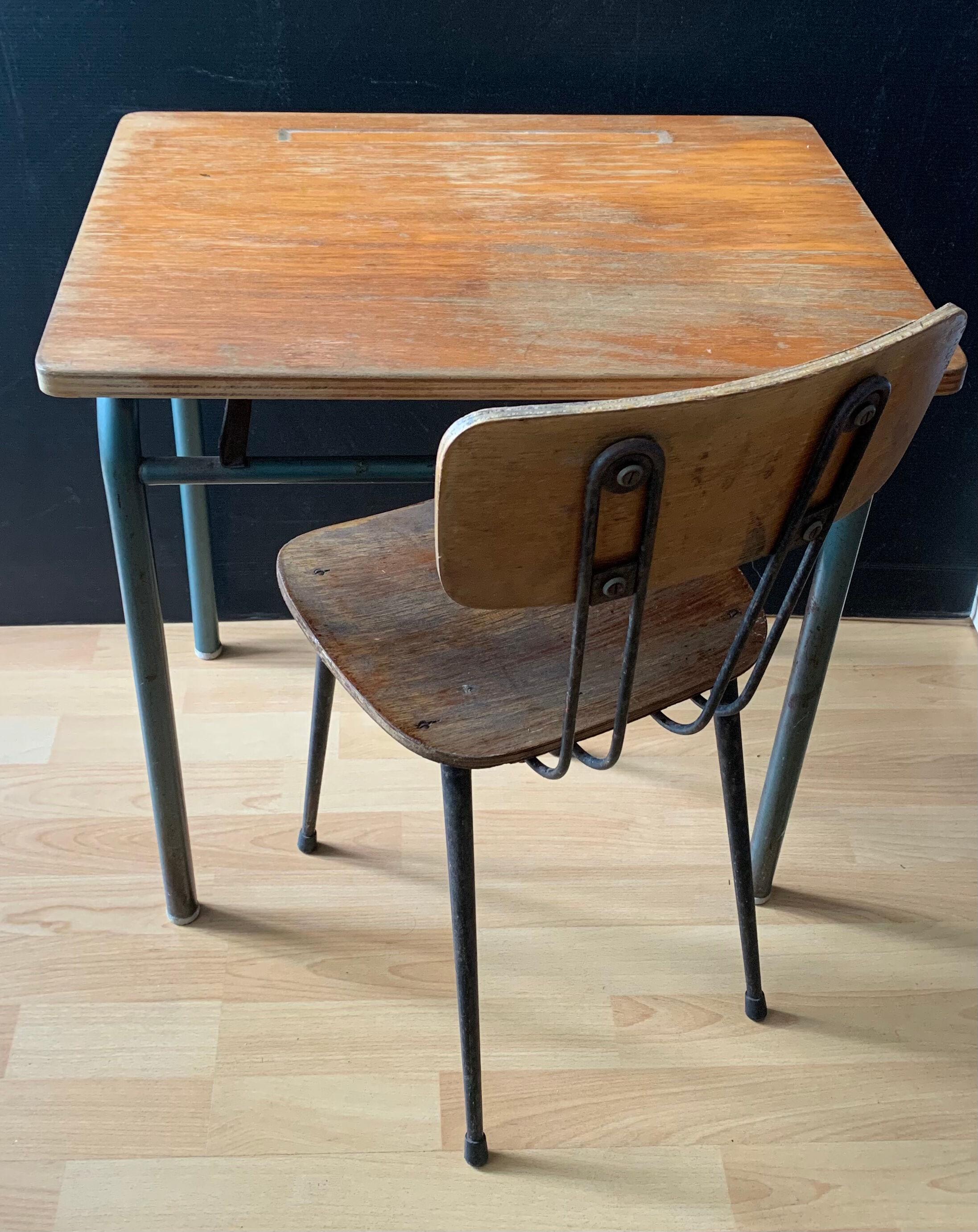 Vintage school desk