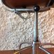 Chrome metal swivel chair industrial/vintage style 50s-60s