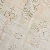 6x8 Cream Brown Floral Vintage Area Rug, 181x261Cm SK 21812