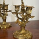 Paire de chandeliers en bronze 19ème