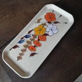 Plat poisson vintage à motif floral