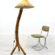 Lampadaire en bambou, années 1950