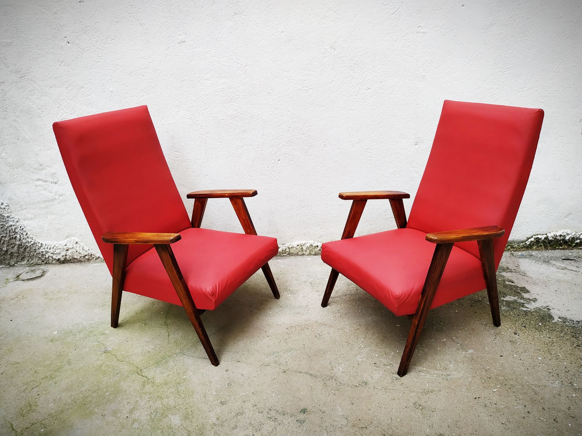 Pair of Scandinavian armchairs