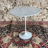 Knoll Saarinen Round Marble Side Table