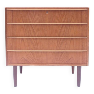 Small vintage Danish Scandinavian chest of drawers