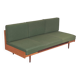 Green folding bench sofa by UP Zavody 1970