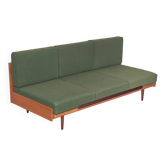 Green folding bench sofa by UP Zavody 1970