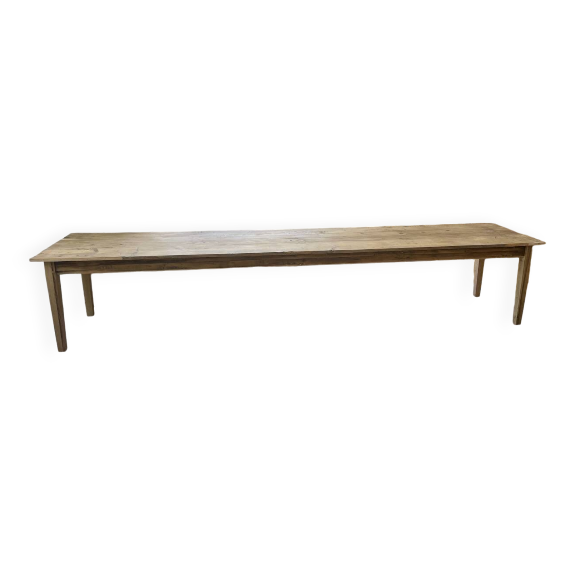 4m XXL pine and oak farmhouse table