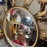 Convex mirror witch golden sun