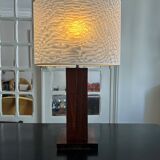 70s wooden lamp