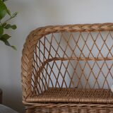 Vintage wicker chest