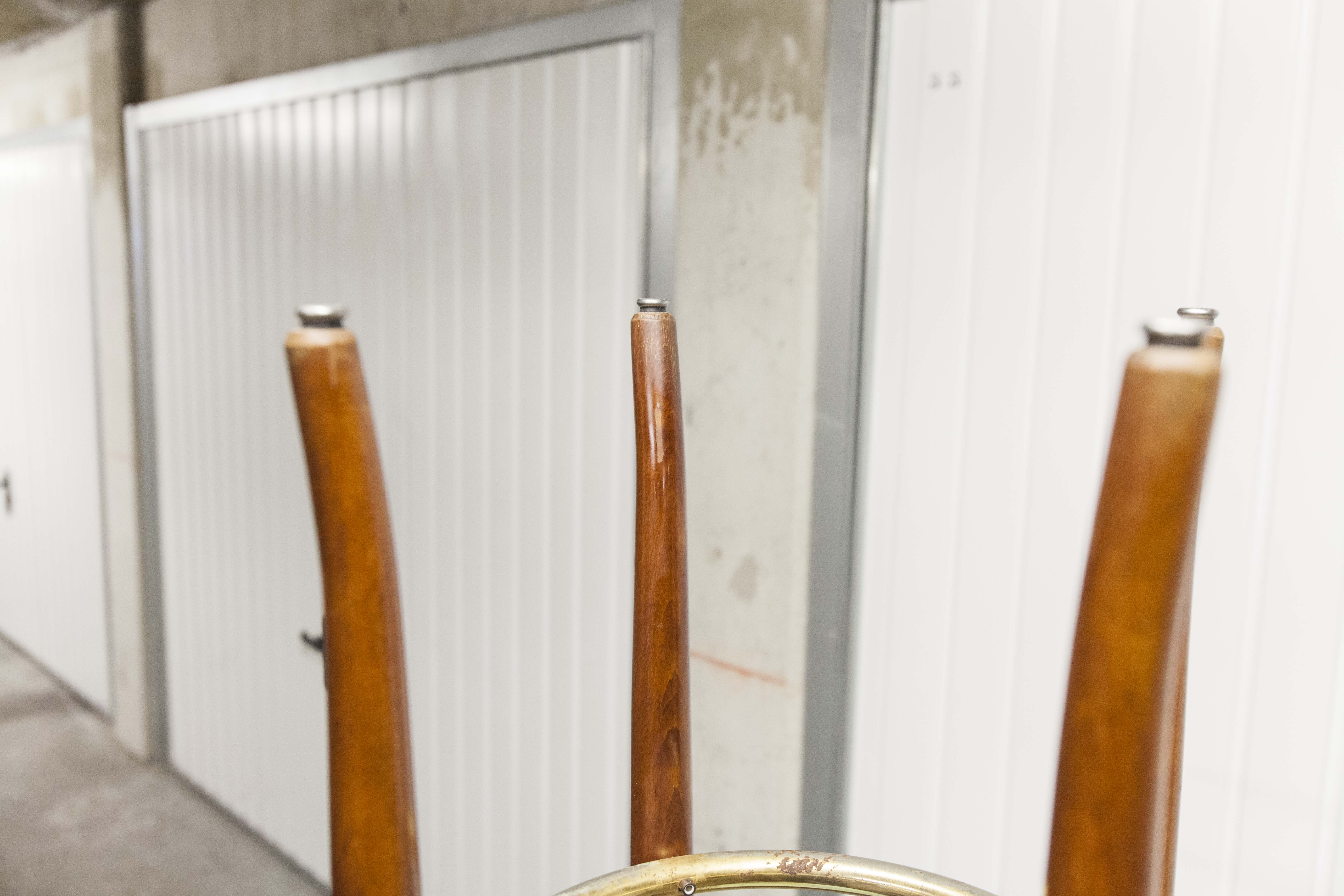 Pair bar stools Hindermann Wellereau