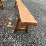 Pair of elm benches