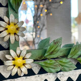 Vintage Italian metal mirror