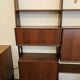 Wall unit wall cabinet teak vintage Dutch Design