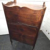 Open library in Louis XV style made of walnut.