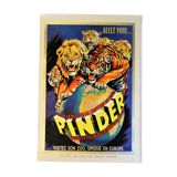 Pinder circus poster 1960s