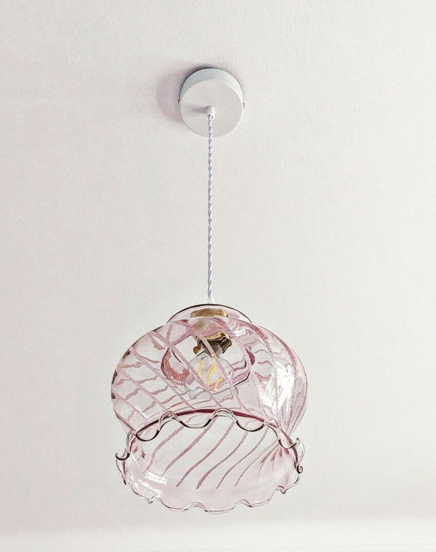 Vintage pink globe