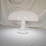White plastic mushroom lamp