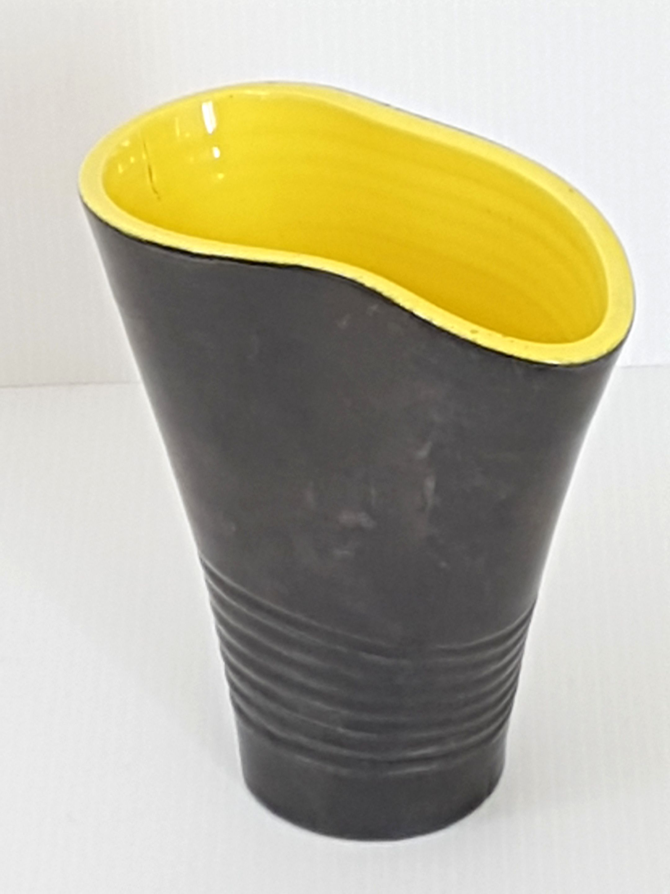 Two-tone vintage vase, 1950