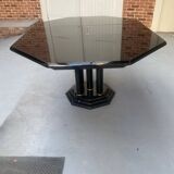 Vintage black lacquered table