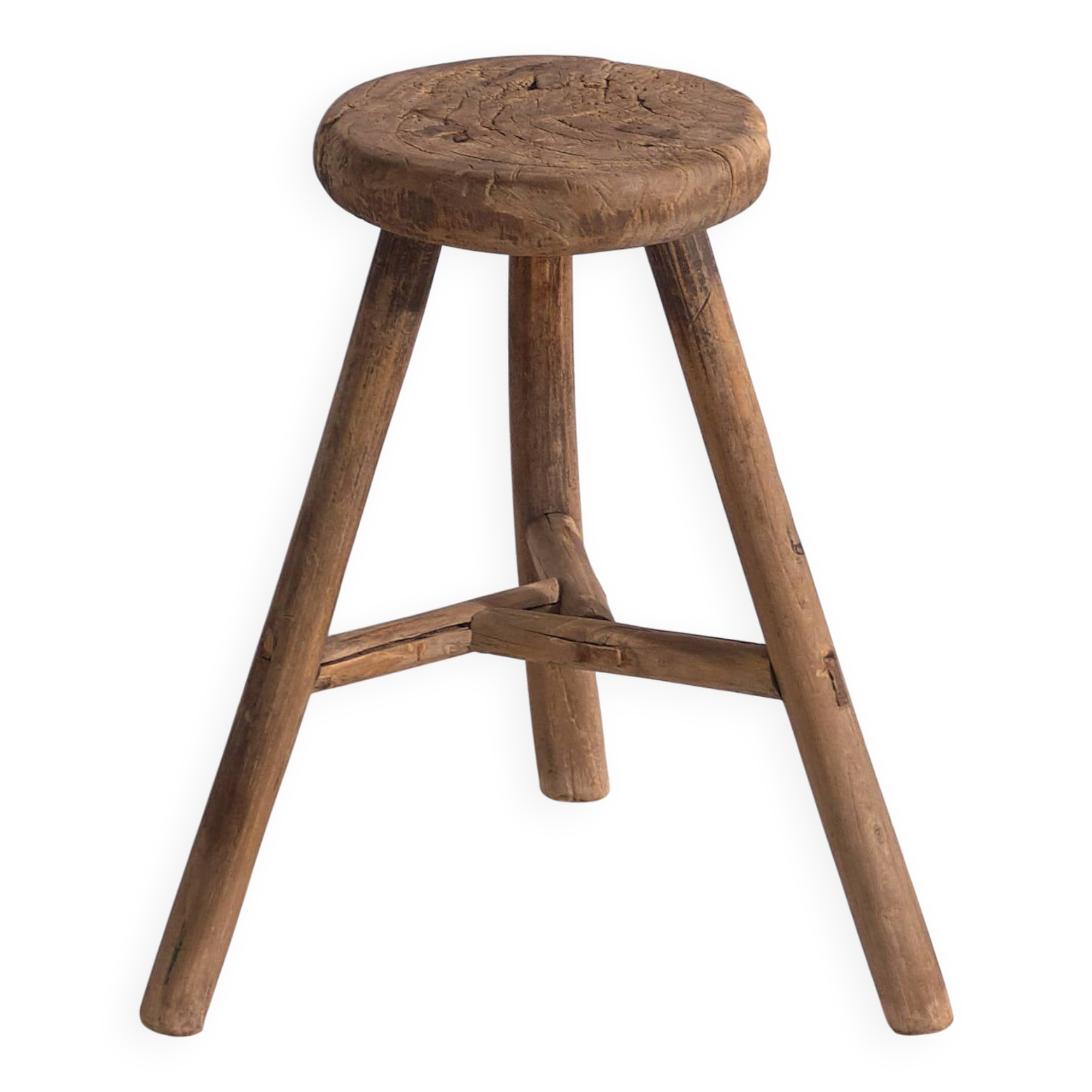 Antique handcrafted stool (c.1900)
