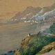 Watercolour C.W. M. Van de Velde Mediterranean coast near Cannes