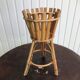 Bamboo and rattan pot cover