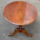 Large oval coffee table in solid wood 133x93cm