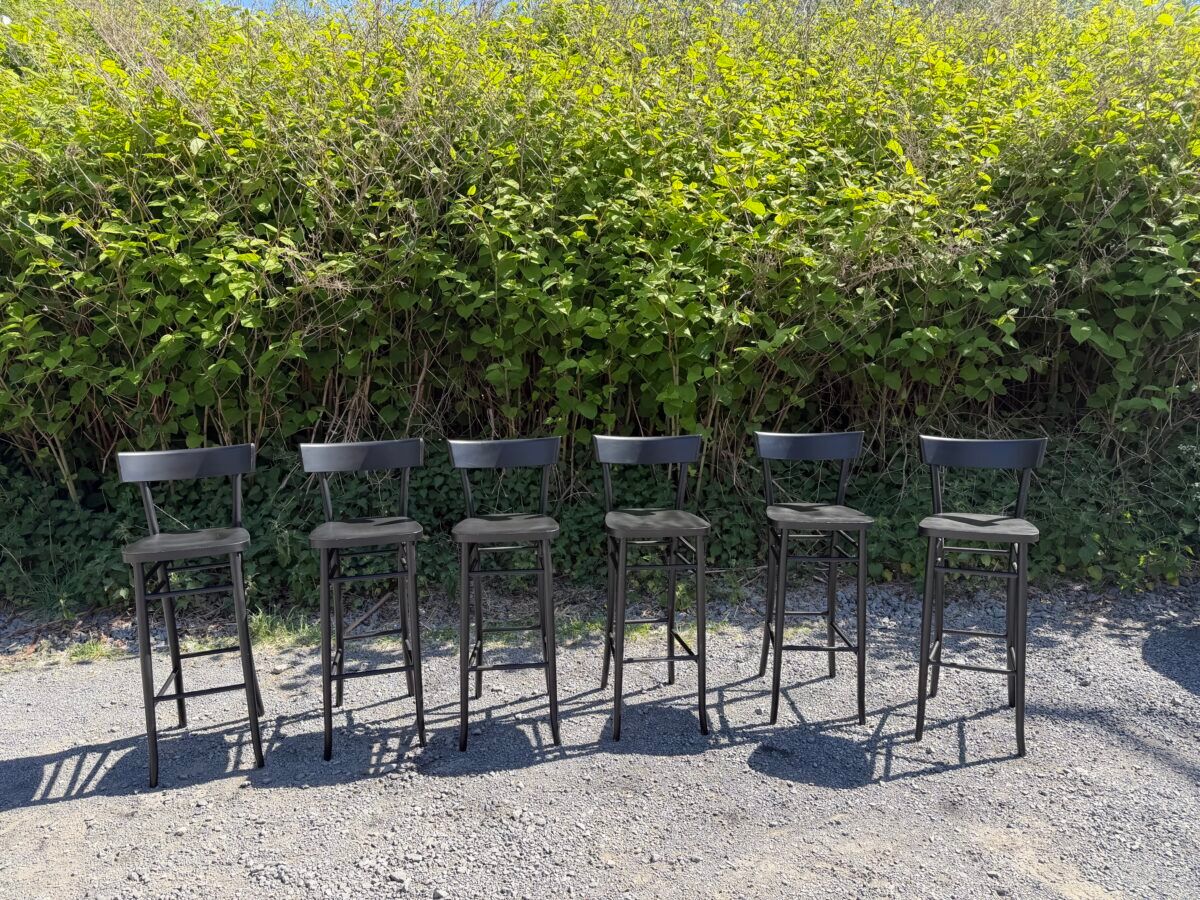Suite de 6 tabourets de bar