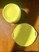 10 dessert and dinner plates Digoin yellow