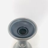 Black ceramic candlestick, 1970