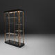 Hollywood regency style wall unit from Belgochrom, 1970s