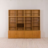 Modular oak shelving unit by Borge Mogensen for Karl Andersson & Soner