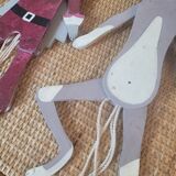 Set of 3 wooden puppets