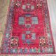 Handmade Persian Hamadan rug 199x135cm