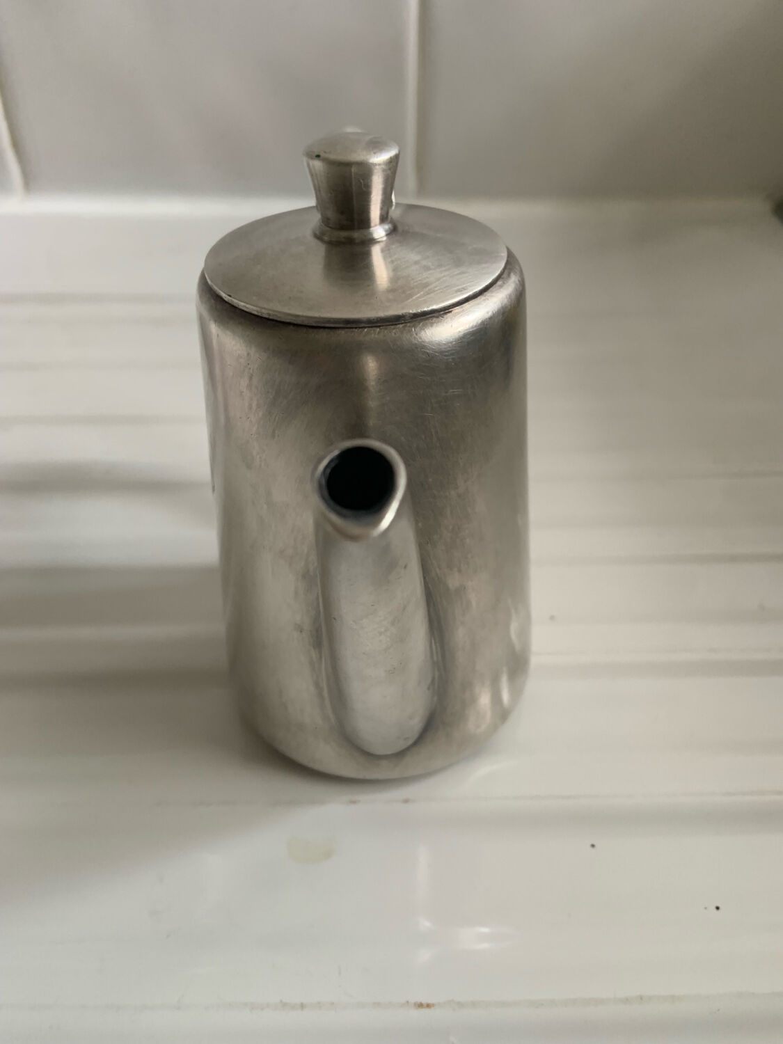 Coffee pot / milk jug Christofle hotel - silver-plated metal - 30cl