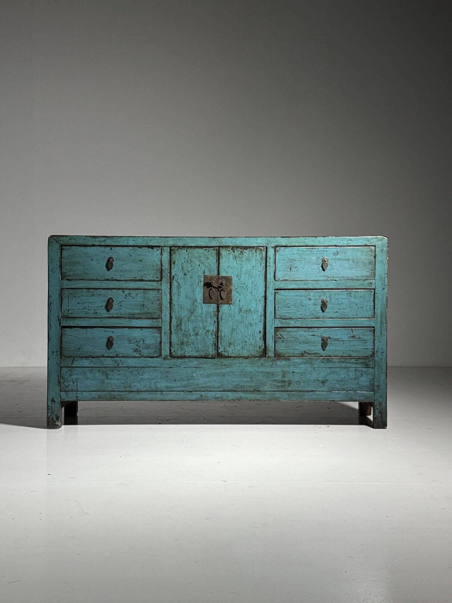 Chinese blue sideboard