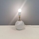Beautiful table lamp, model Misty by Torben Jørgensen, Holmegaard Glassworks Denmark 1980.