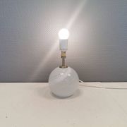 Beautiful table lamp, model Misty by Torben Jørgensen, Holmegaard Glassworks Denmark 1980.