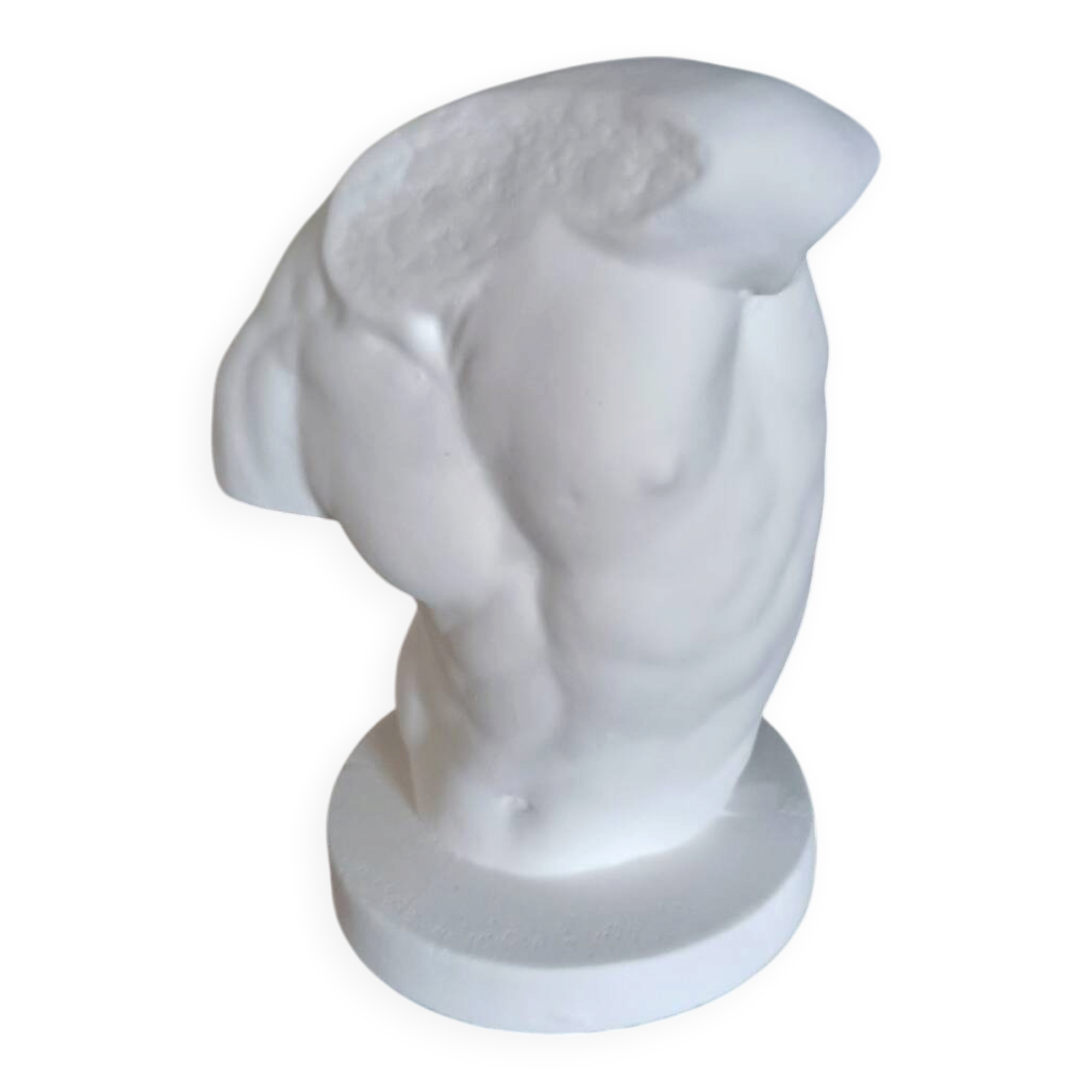 Small plaster bust