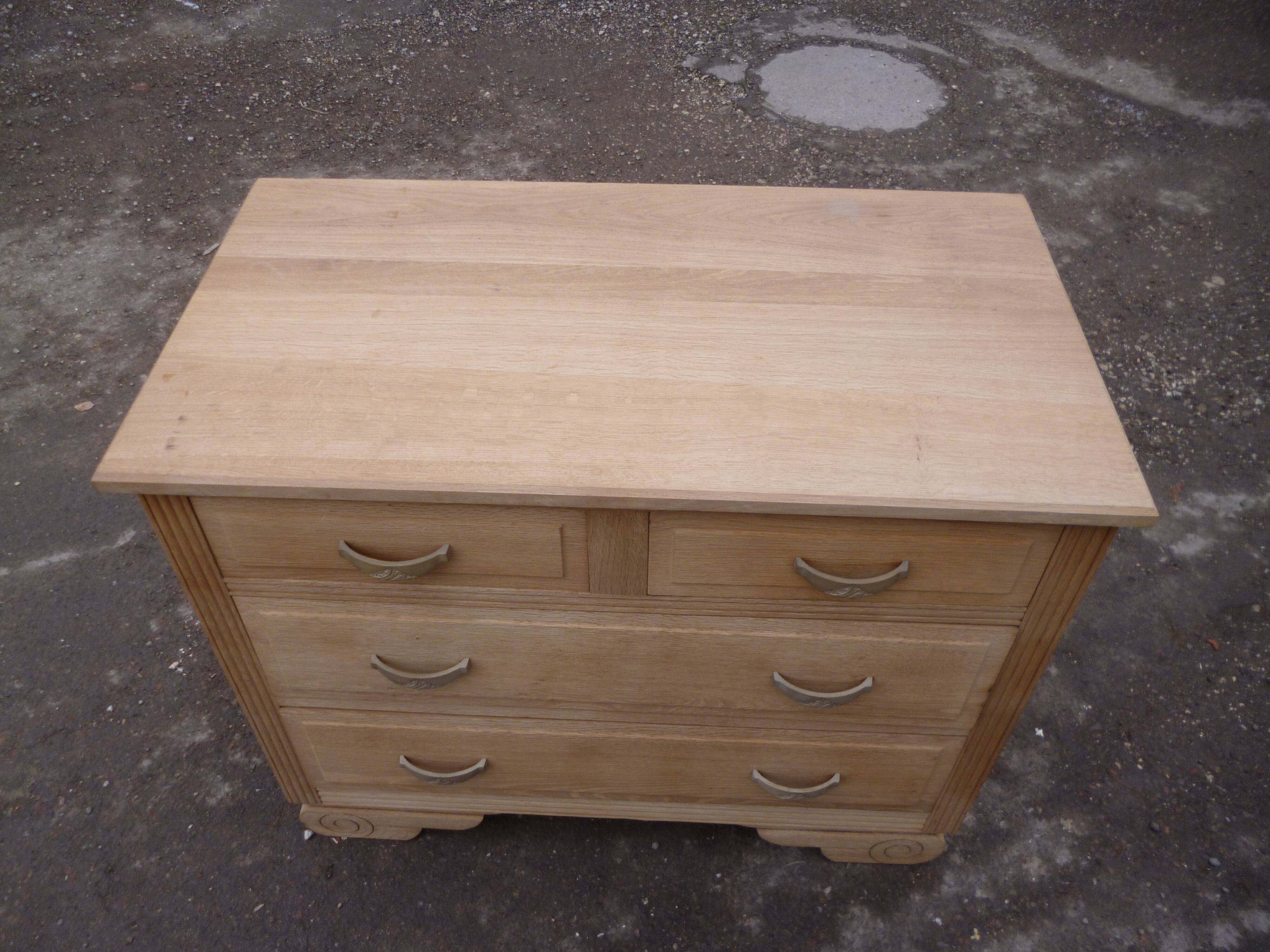 Commode en chêne années 50