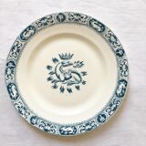 6 mismatched Iron Land dessert plates