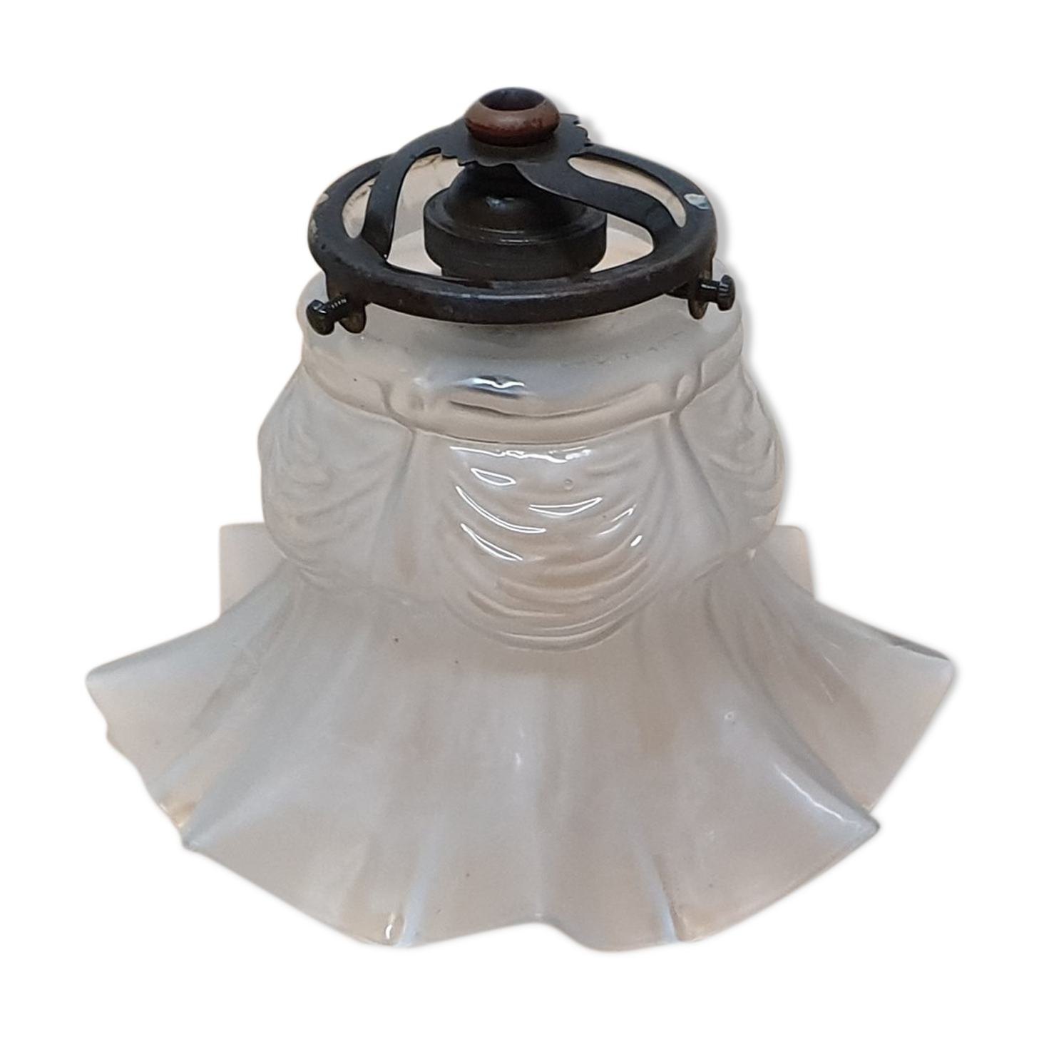Frosted glass tulip lampshade